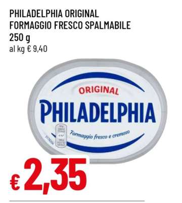 PHILADELPHIA ORIGINAL FORMAGGIO FRESCO SPALMABILE