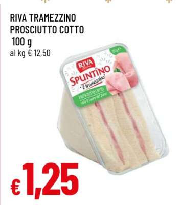 RIVA TRAMEZZINO PROSCIUTTO COTTO
