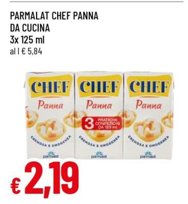 PARMALAT CHEF PANNA DA CUCINA