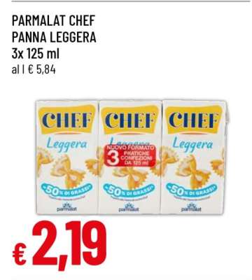 PARMALAT CHEF PANNA LEGGERA