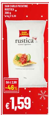 SAN CARLO PATATINE RUSTICA