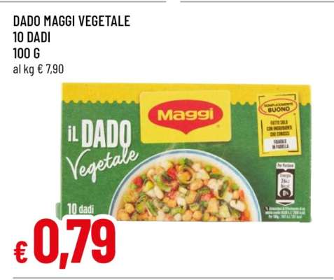 DADO MAGGI VEGETALE