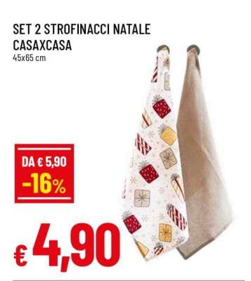 SET 2 STROFINACCI NATALE CASAXCASA