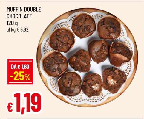 MUFFIN DOUBLE CHOCOLATE