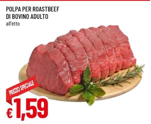 POLPA PER ROASTBEEF DI BOVINO ADULTO