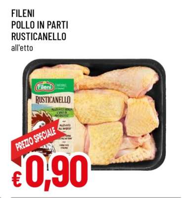 FILENI POLLO IN PARTI RUSTICANELLO