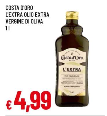 Costa d'Oro L'Extra Olio Extra Vergine di Oliva