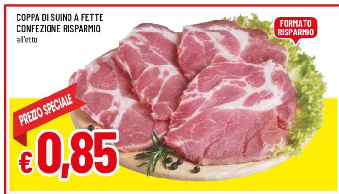 COPPA DI SUINO A FETTE CONFEZIONE RISPARMIO
