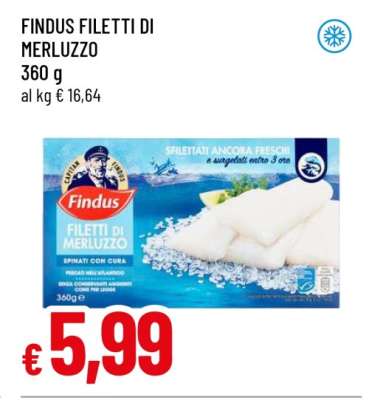 Findus Filetti di Merluzzo