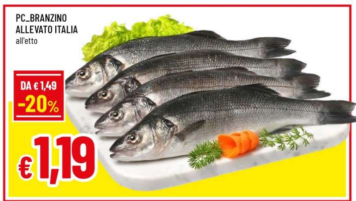 PC. BRANZINO ALLEVATO ITALIA