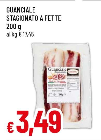 GUANCIALE STAGIONATO A FETTE