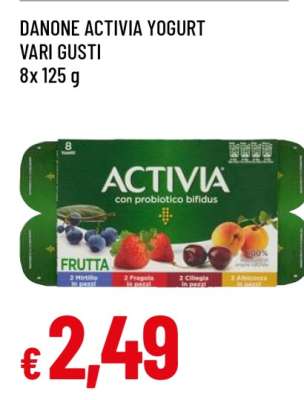 DANONE ACTIVIA YOGURT VARI GUSTI