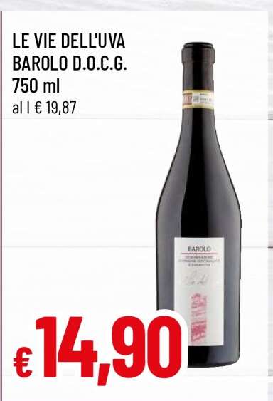 LE VIE DELL'UVA BAROLO D.O.C.G.