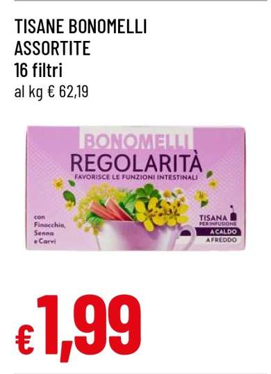 TISANE BONOMELLI ASSORTITE