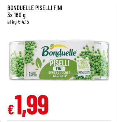 BONDUELLE PISELLI FINI