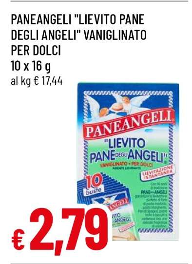 PANEANGELI "LIEVITO PANE DEGLI ANGELI" VANIGLINATO PER DOLCI
