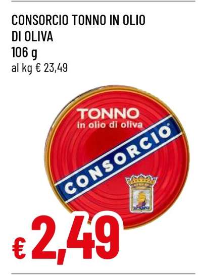 CONSORCIO Tonno in Olio di Oliva