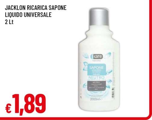JACKLON RICARICA SAPONE LIQUIDO UNIVERSALE