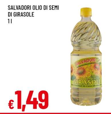 SALVADORI OLIO DI SEMI DI GIRASOLE