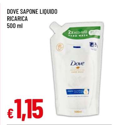 Dove Sapone Liquido Ricarica