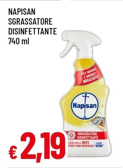NAPISAN SGRASSATORE DISINFETTANTE