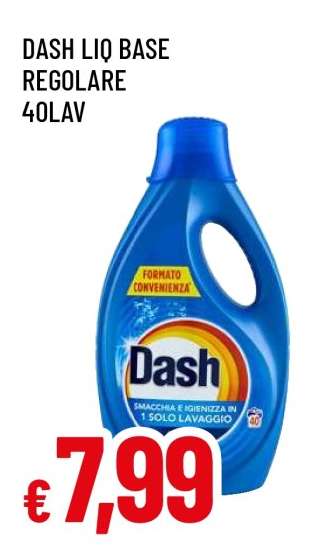 DASH LIQ BASE REGOLARE 40LAV