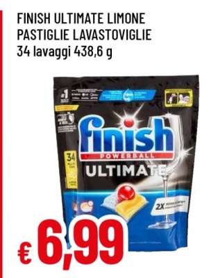 FINISH ULTIMATE LIMONE PASTIGLIE LAVASTOVIGLIE