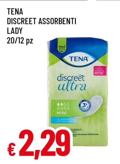 TENA DISCREET ASSORBENTI LADY