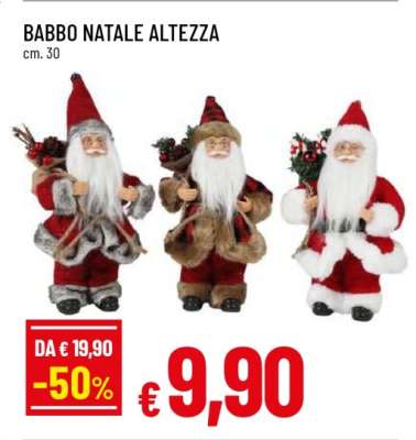 BABBO NATALE ALTEZZA