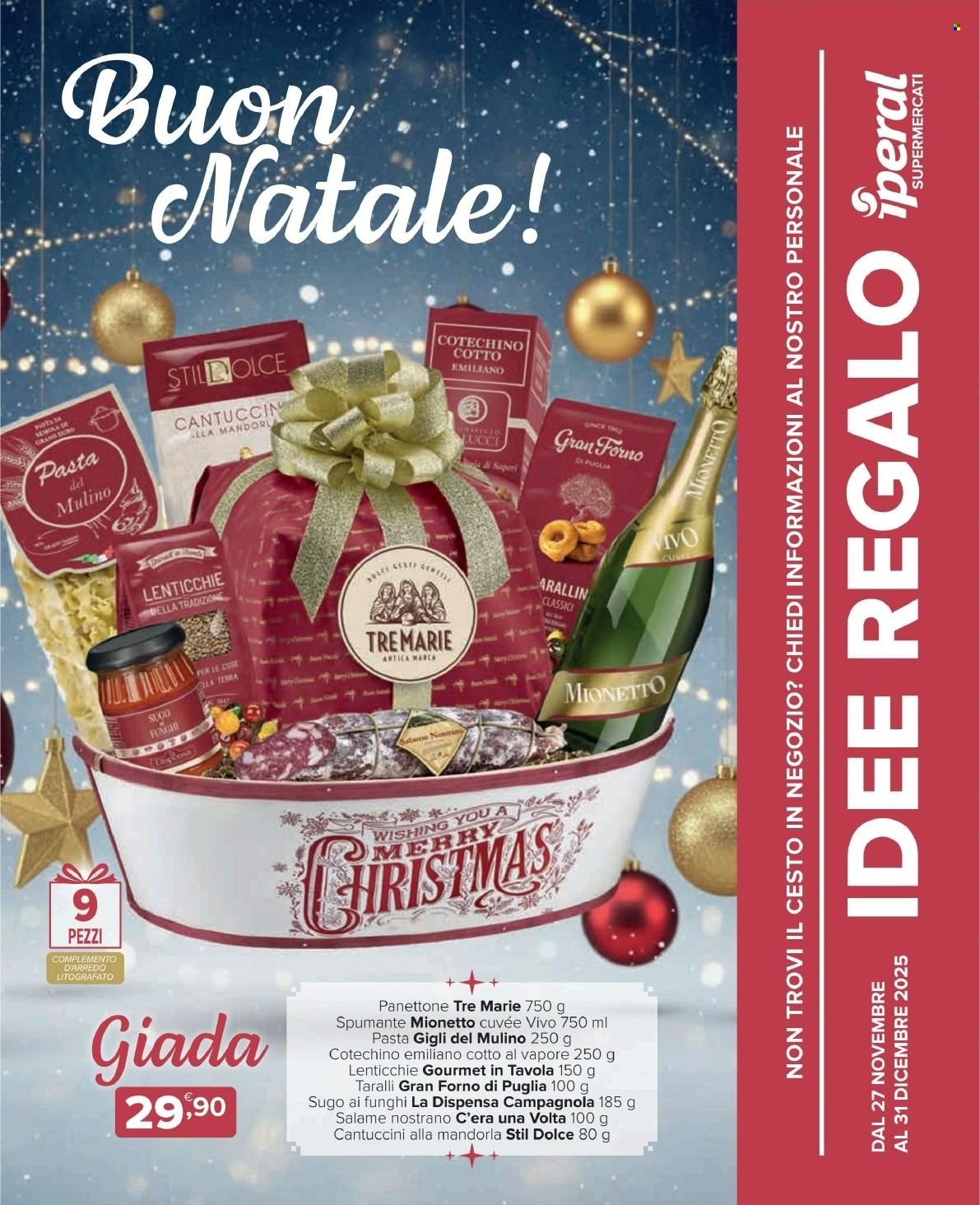 Volantino Iperal - 27/11/2025 - 31/12/2025. Pagina 1