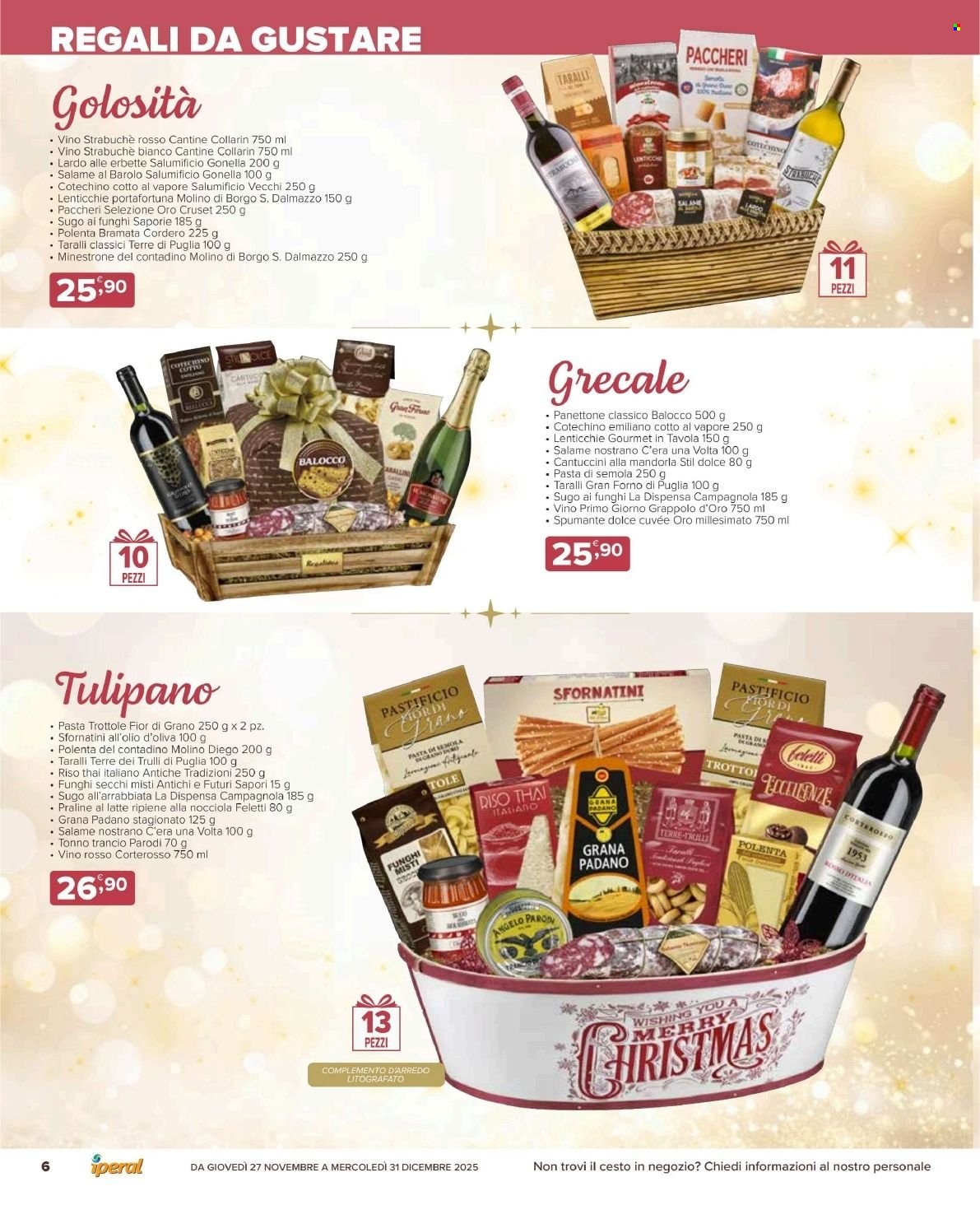 Volantino Iperal - 27/11/2025 - 31/12/2025. Pagina 6