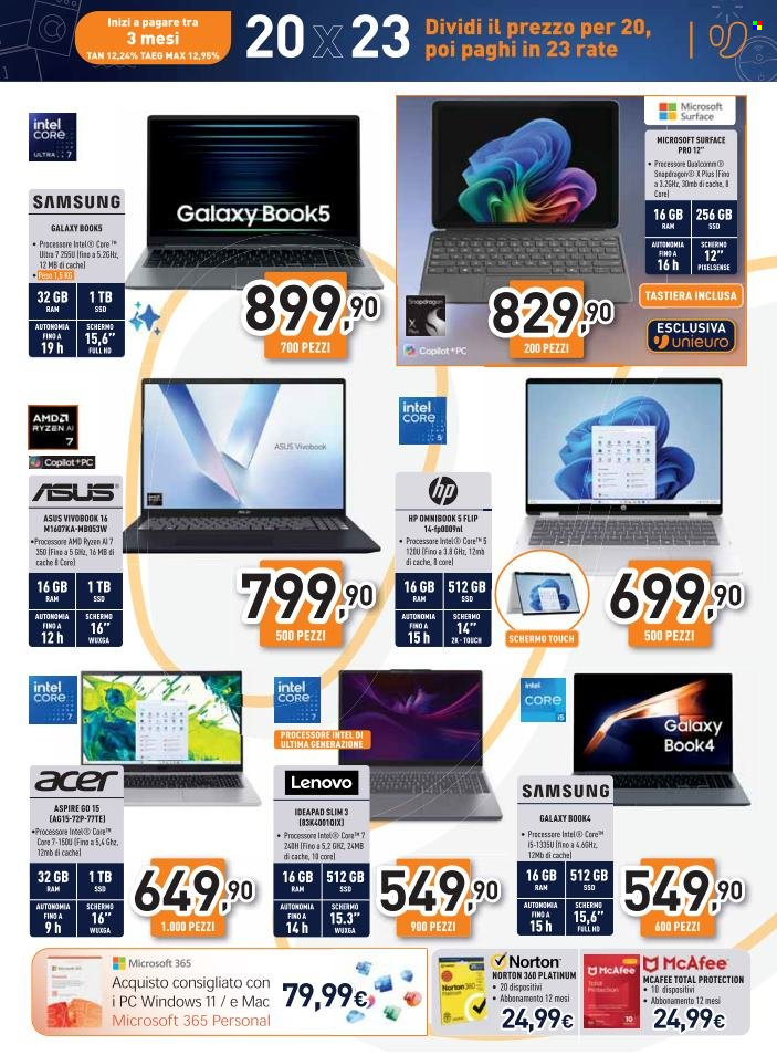 Volantino Unieuro - 26/11/2025 - 4/12/2025. Pagina 17