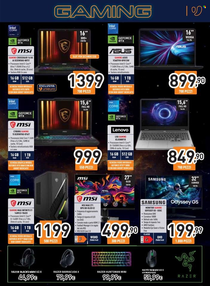 Volantino Unieuro - 26/11/2025 - 4/12/2025. Pagina 21