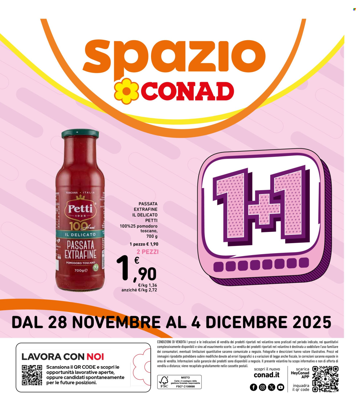 Volantino Spazio Conad - 28/11/2025 - 4/12/2025. Pagina 1