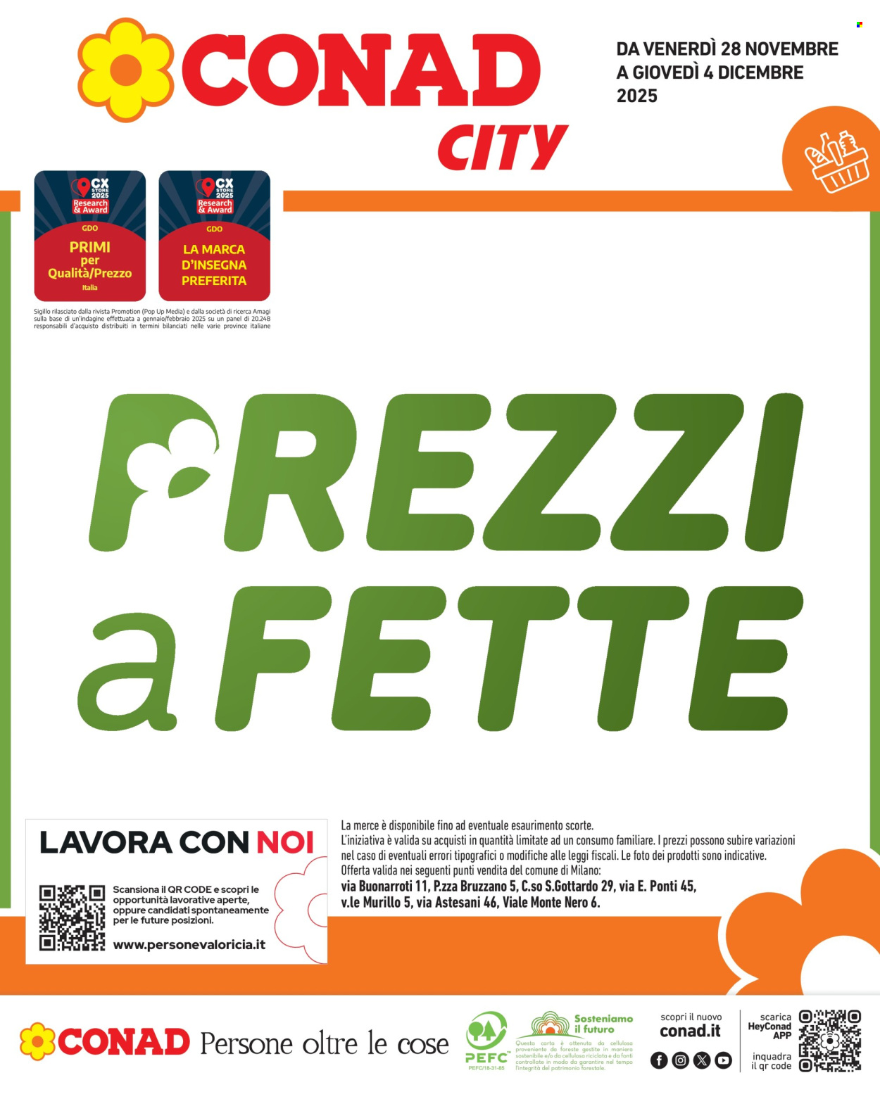 Volantino Conad City - 28/11/2025 - 4/12/2025. Pagina 1