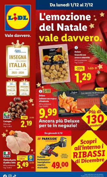 Volantino Lidl - 1/12/2025 - 7/12/2025.