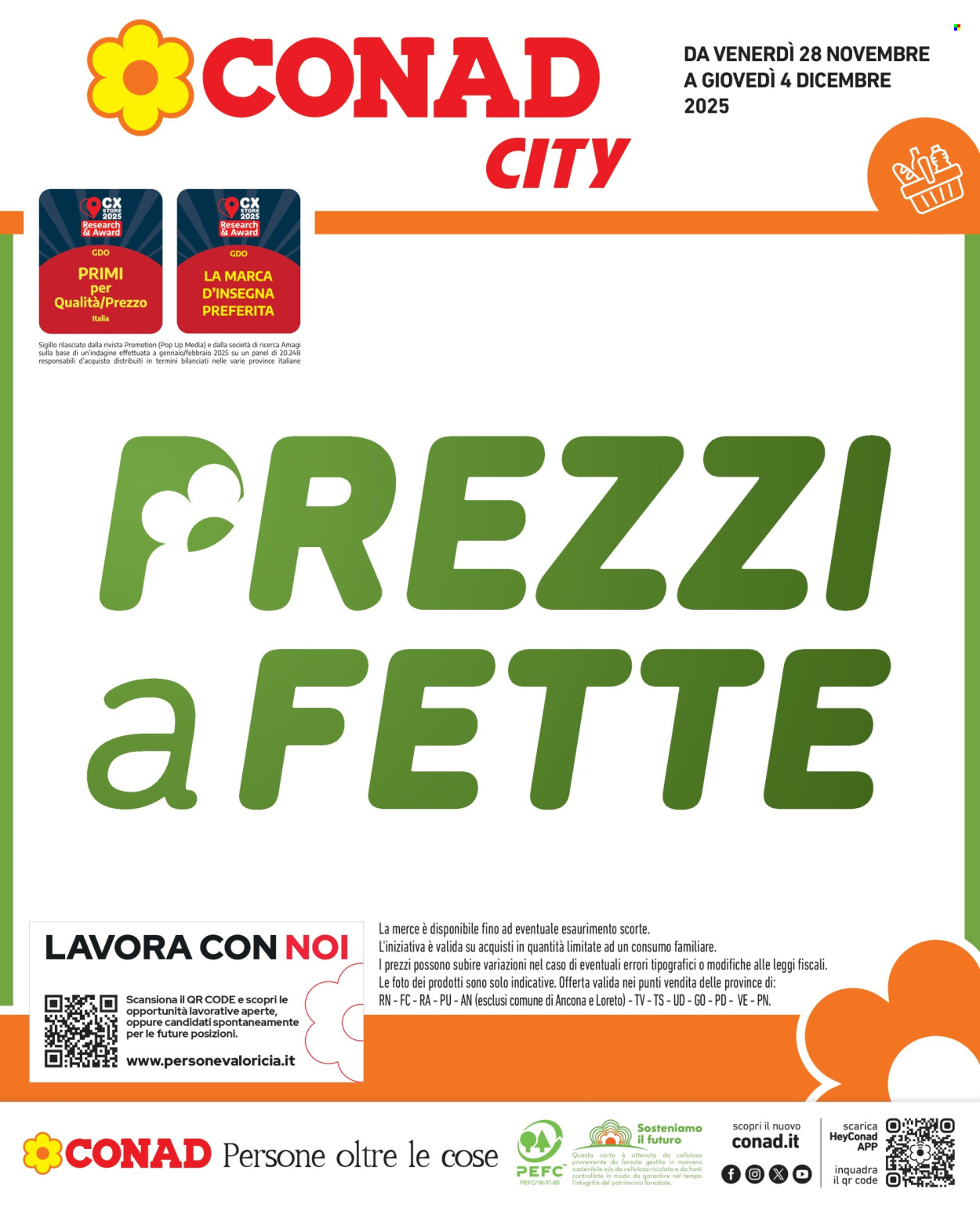 Volantino Conad City - 28/11/2025 - 4/12/2025. Pagina 1