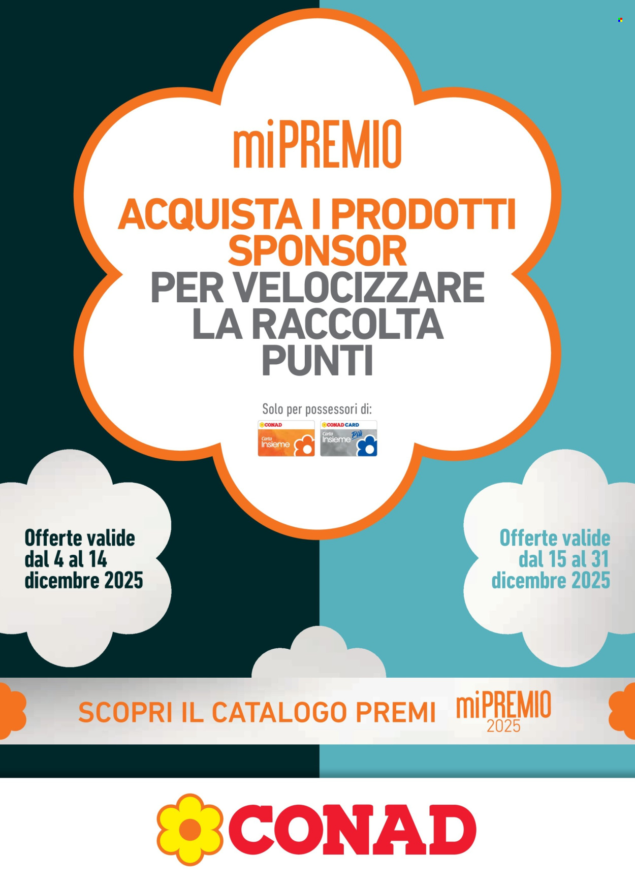 Volantino Conad - 4/12/2025 - 31/12/2025. Pagina 1