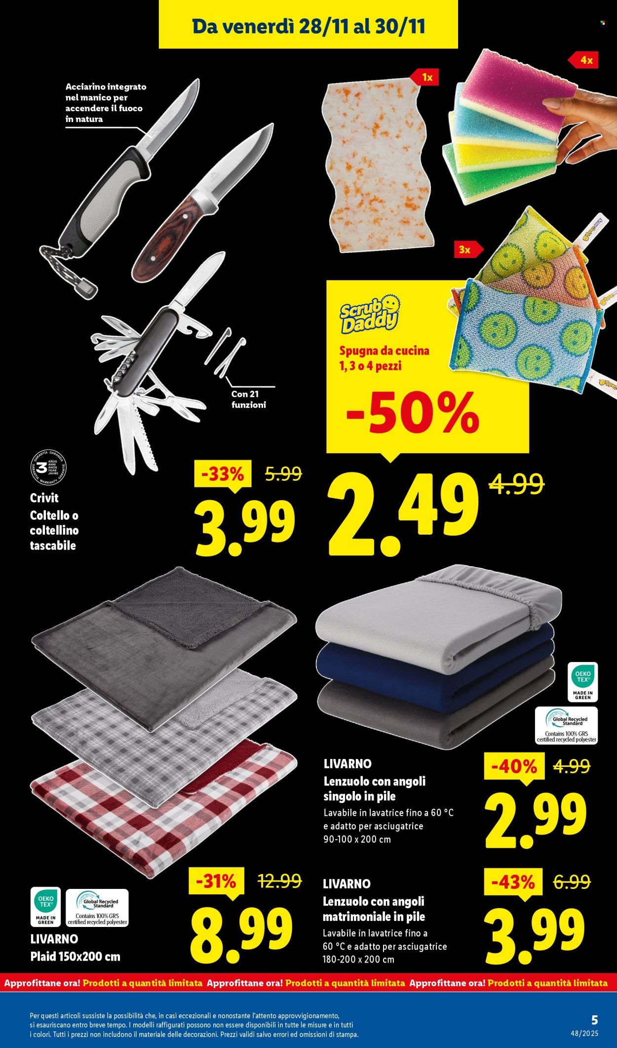 Volantino Lidl - 28/11/2025 - 30/11/2025. Pagina 5