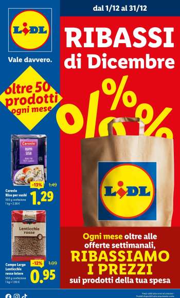 Volantino Lidl - 1/12/2025 - 31/12/2025.