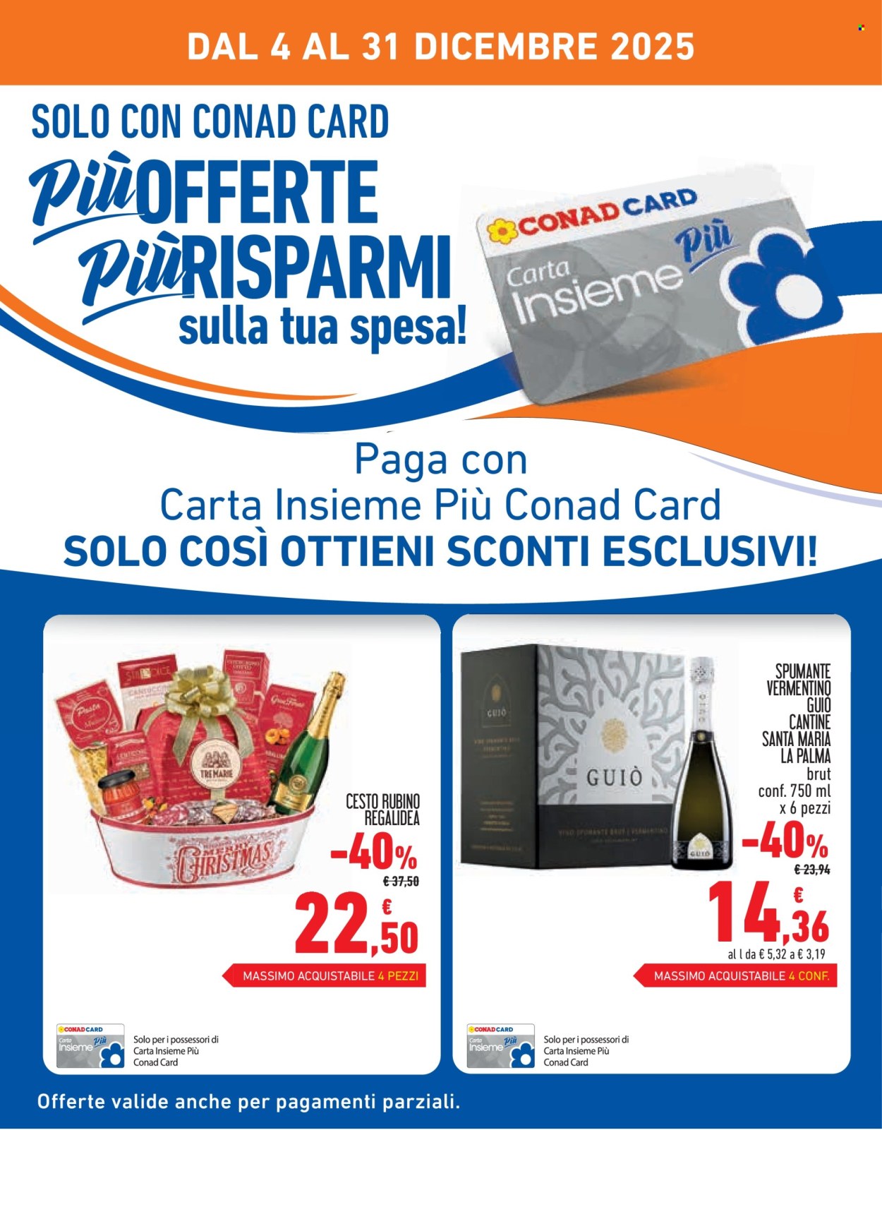 Volantino Conad - 4/12/2025 - 31/12/2025. Pagina 2