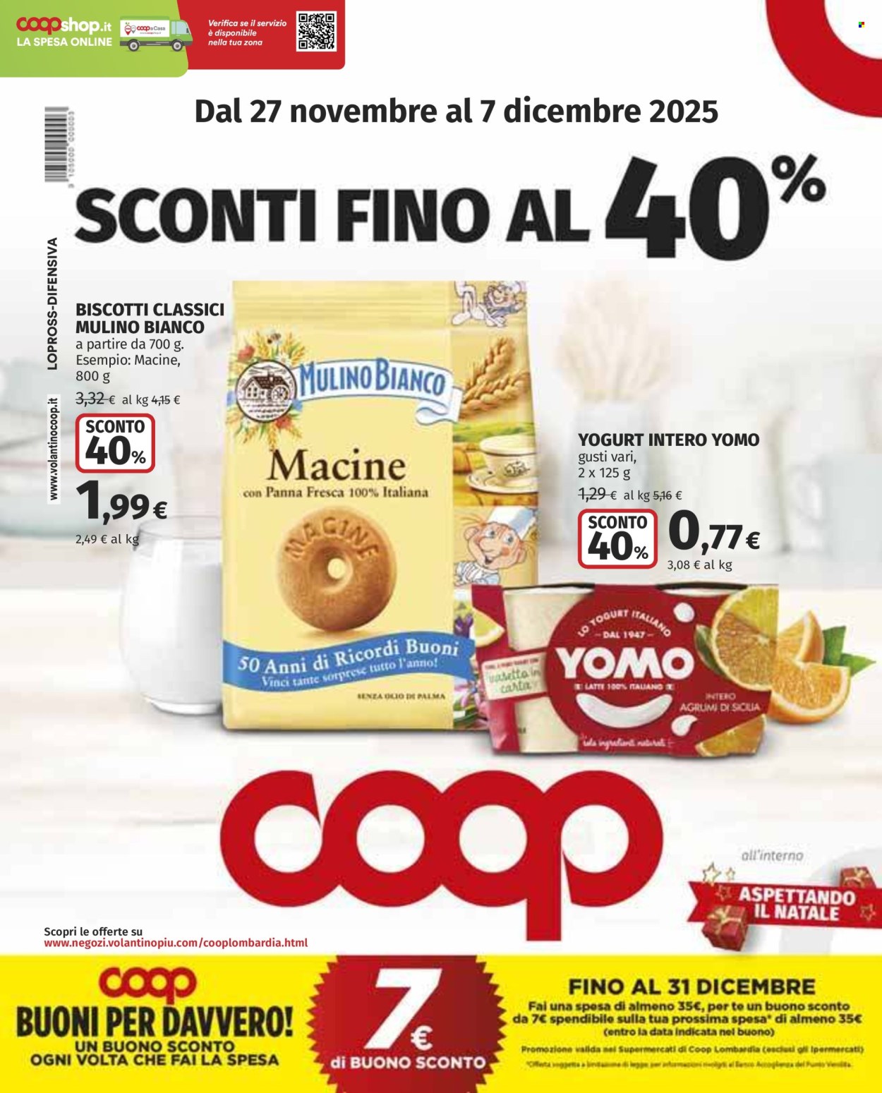 Volantino Coop - 27/11/2025 - 7/12/2025. Pagina 1