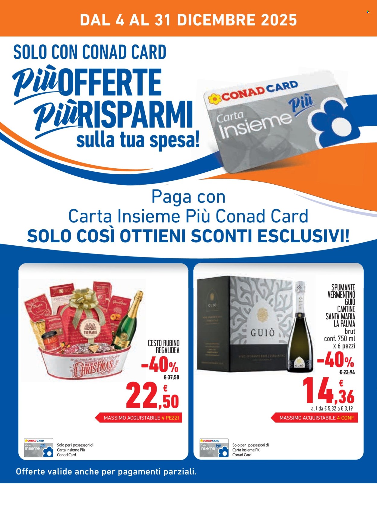 Volantino Conad - 4/12/2025 - 31/12/2025. Pagina 2