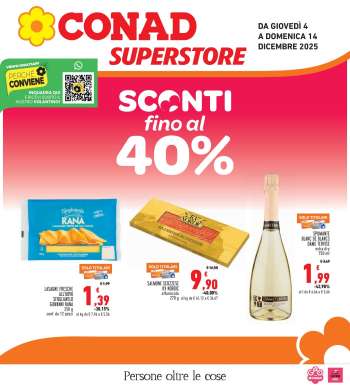 Volantino Conad Superstore - 4/12/2025 - 14/12/2025.