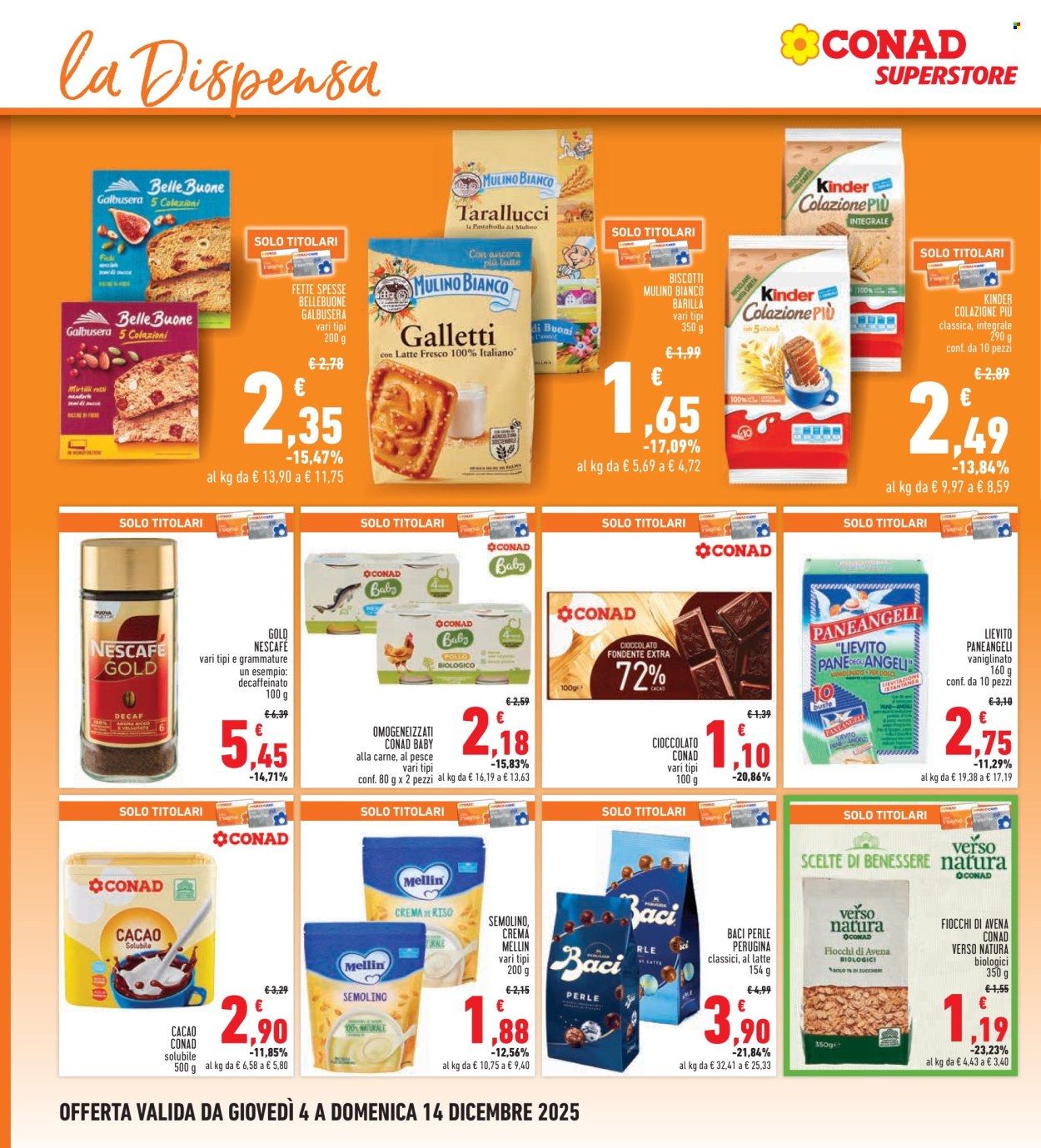 Volantino Conad - 4/12/2025 - 14/12/2025. Pagina 22
