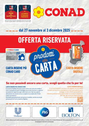 Volantino Conad - 27/11/2025 - 3/12/2025.