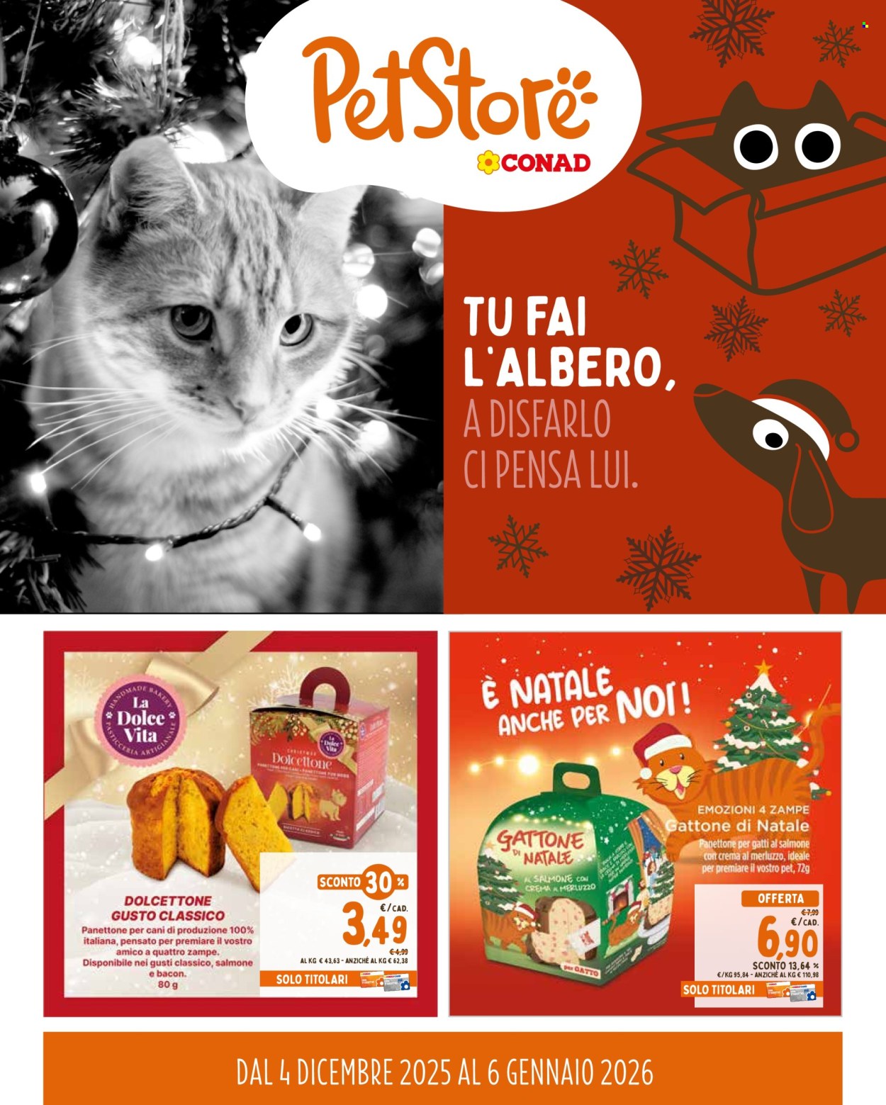 Volantino Pet Store Conad - 4/12/2025 - 6/1/2026. Pagina 1