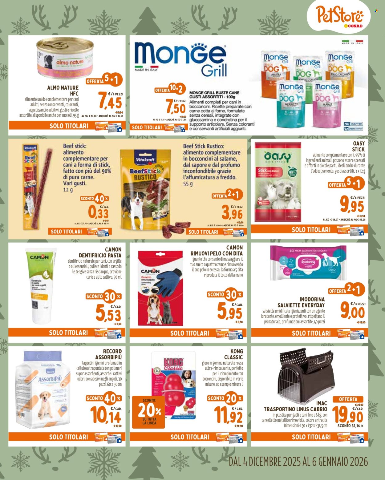 Volantino Pet Store Conad - 4/12/2025 - 6/1/2026. Pagina 3