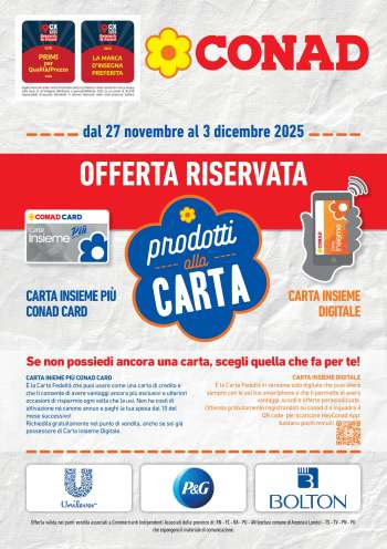 Volantino Conad - 27/11/2025 - 3/12/2025.