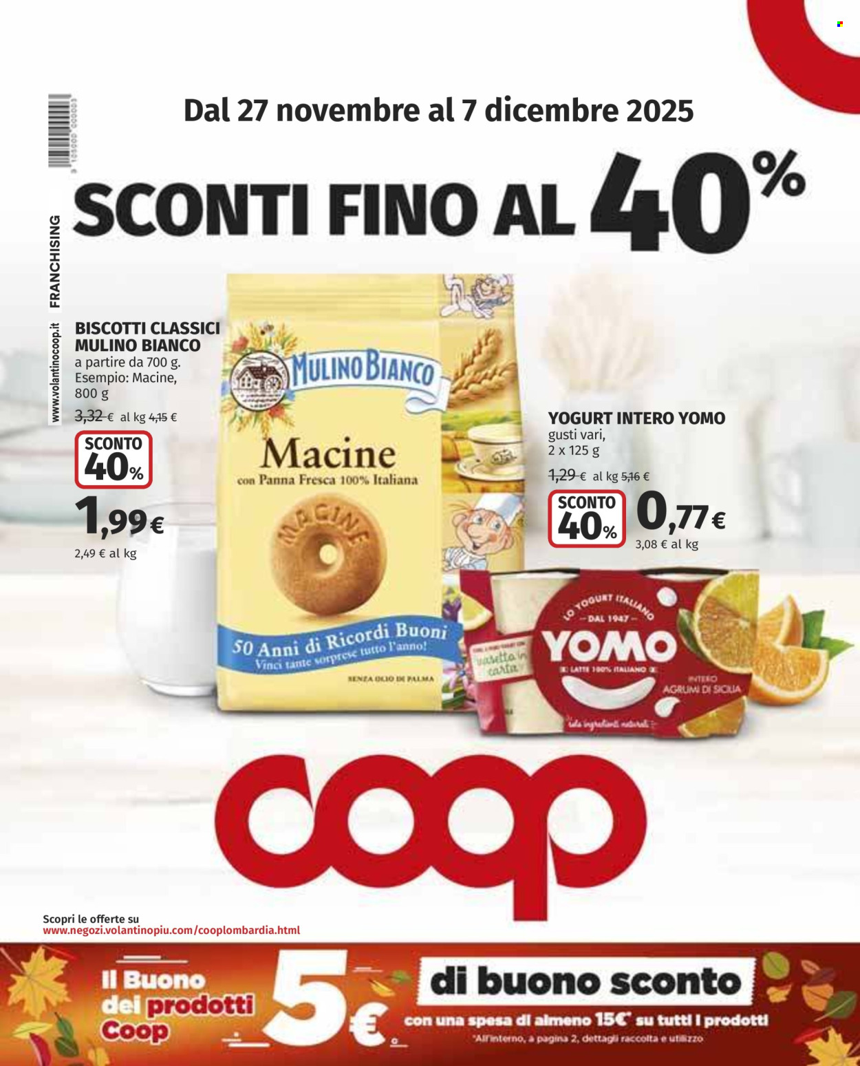 Volantino Coop - 27/11/2025 - 7/12/2025. Pagina 1